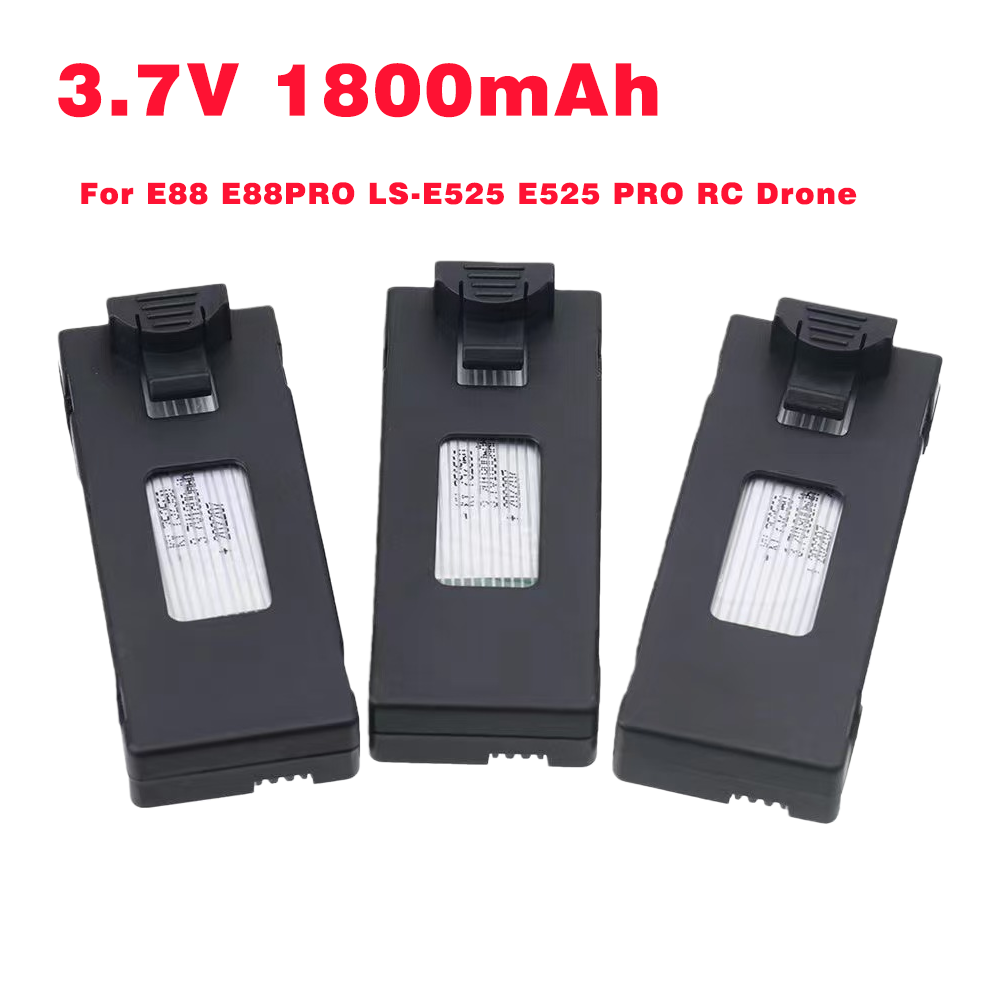 Eachine Drone E58 - 3.7V 1800Mah RC ドローンバッテリーアクセサリー E88 E88PRO