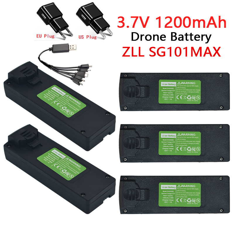 Eachine Drone E58 - 充電器アクセサリー、バッテリー3.7V 1200mAh SG101 MAX Proドローン用リポバッテリー、航空機用バッテリーを装備
