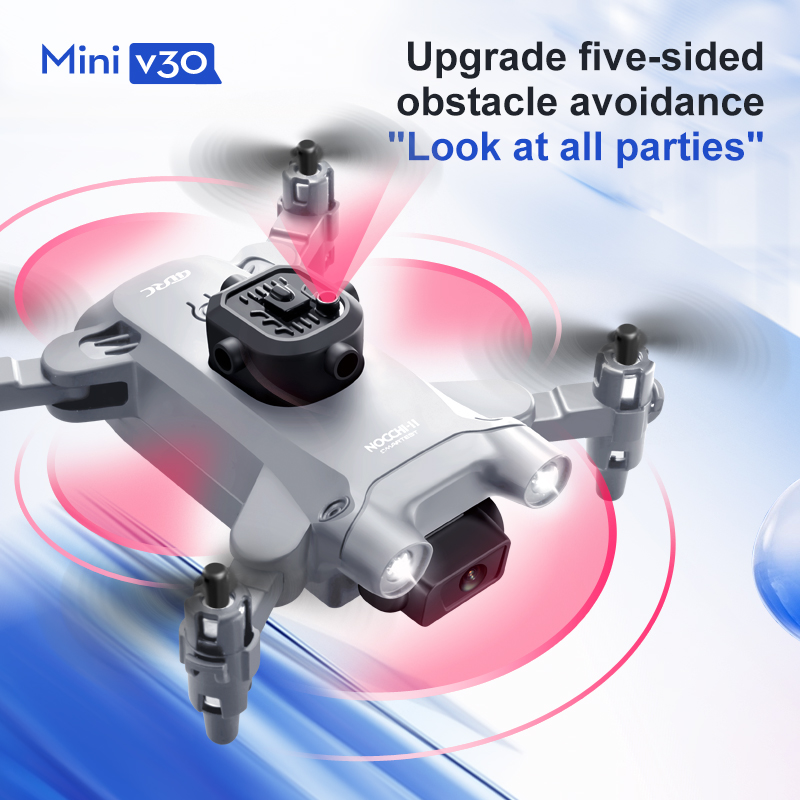 ミニ V30 WiFi FPV ドローン 4K HD デュア - Drone Camera Wide Angle のレビューと価格