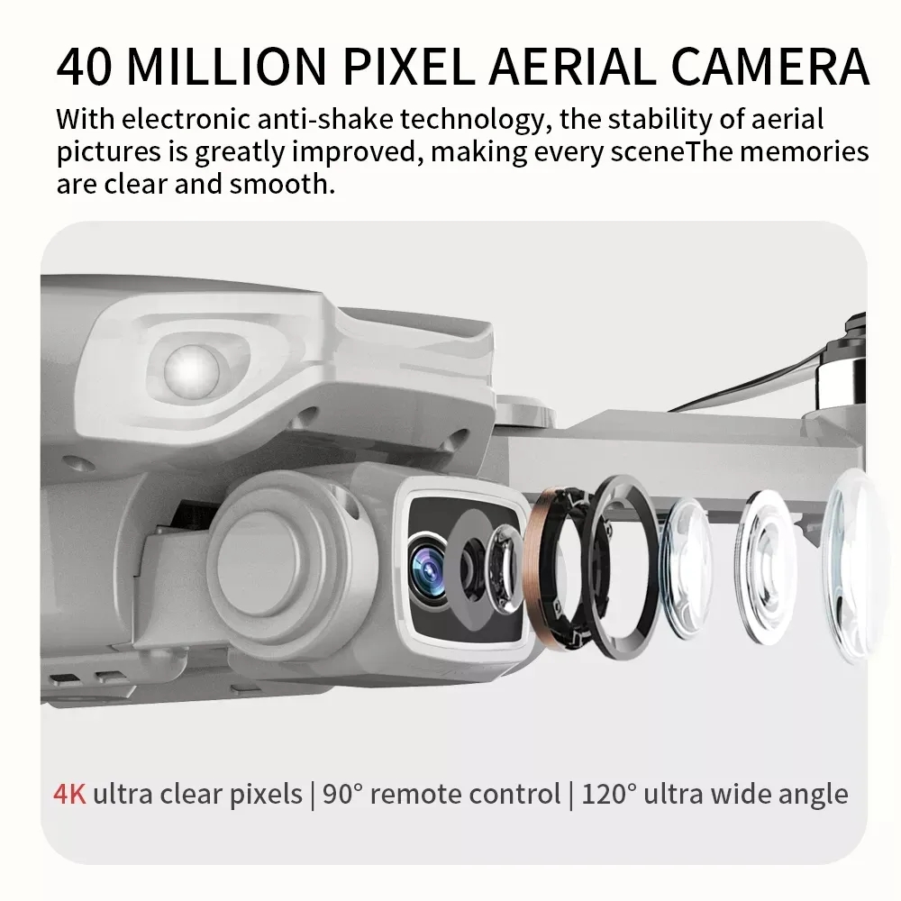 折りたたみ式ブラシレスドローンl900プロ,GPS, 4k, - Drone Camera Wide Angle のレビューと価格
