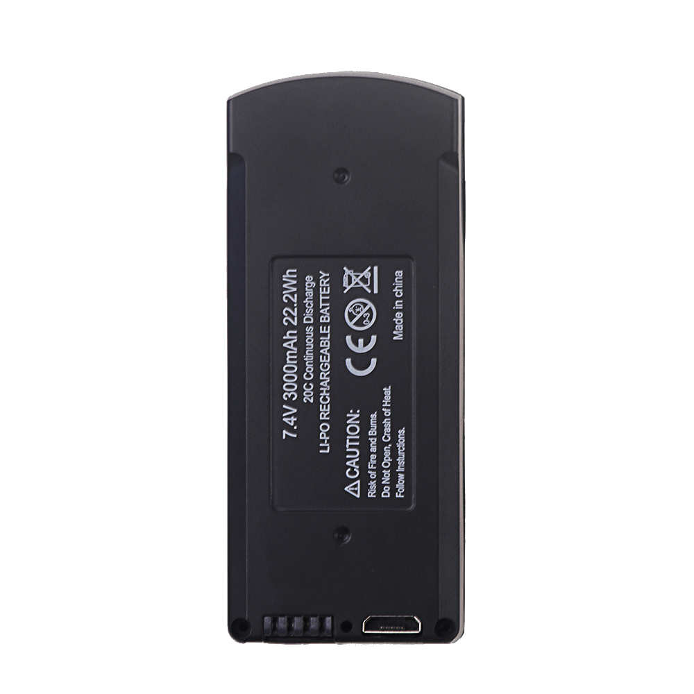 オリジナル 7.4V 3000Mah ドローンリポバッテリー - Eachine Drone E58 のレビューと価格