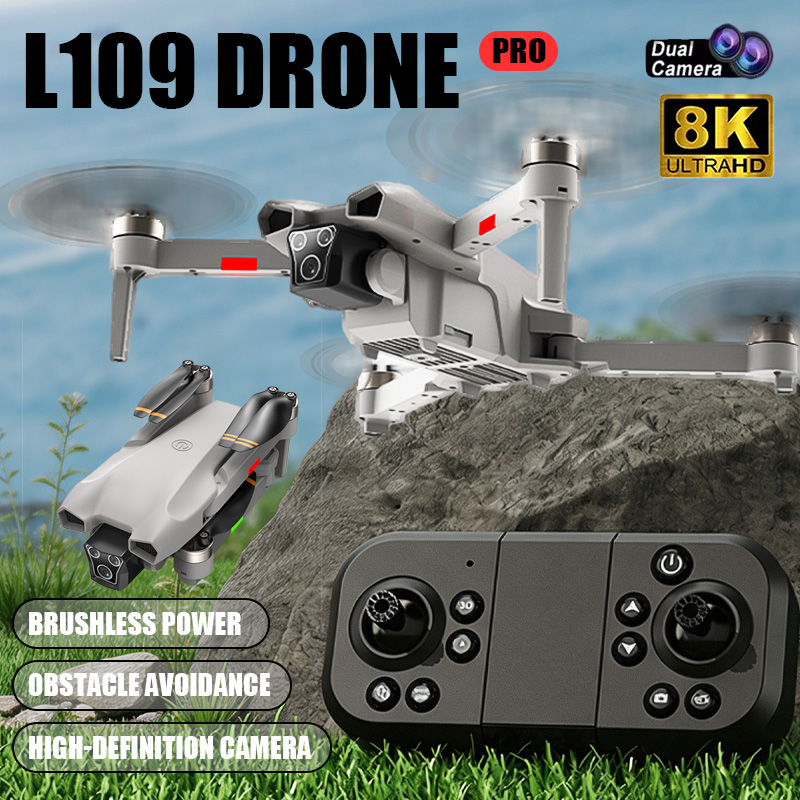 新型ホットL017プロドローン ブラシレス 3Dロール 36 - Drone Camera Wide Angle のレビューと価格