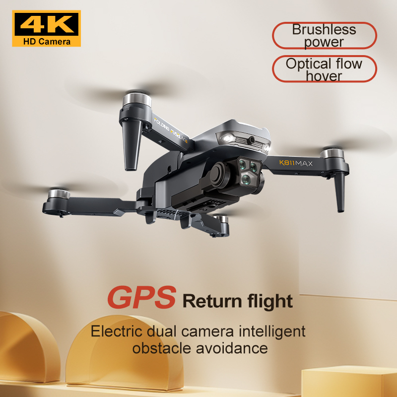 K811MAXクアッドコプタードローン：ブラシレスモーター、 - Drone Camera Night Vision のレビューと価格