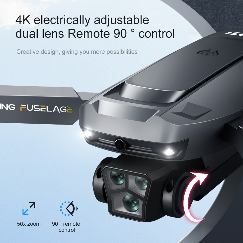 K811MAXクアッドコプタードローン：ブラシレスモーター、 - Drone Camera Night Vision のレビューと価格