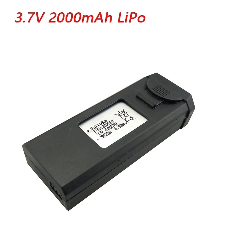 ドローン用リチウム電池,3.7V, 2000mAh,s2sク - Eachine Drone E58 のレビューと価格